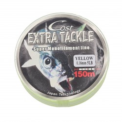 Fir monofilament pentru pescuit, 150 m, galben, diametru 0.16 mm, 5 lb - 2.27 kg